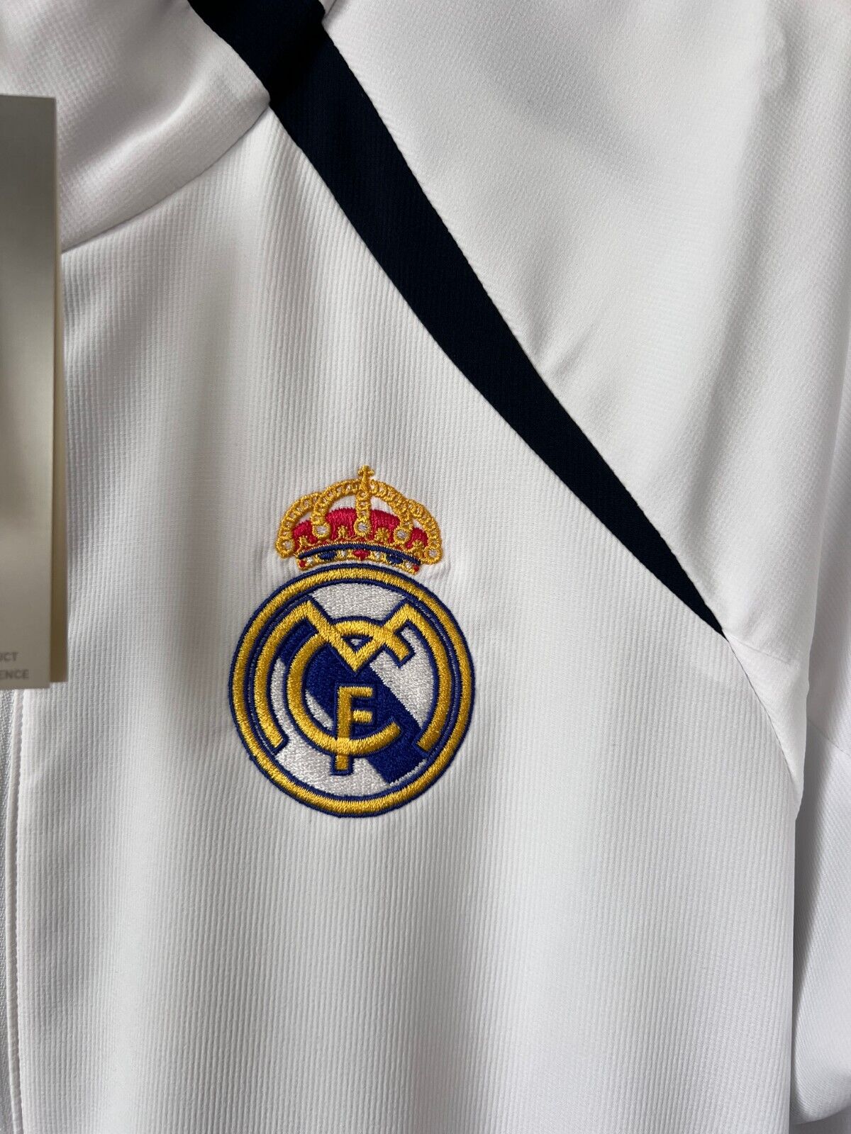 Real Madrid Teamgeist Jacket 2006 x 2021 White Soccer Adidas HA2537 Mens Size M