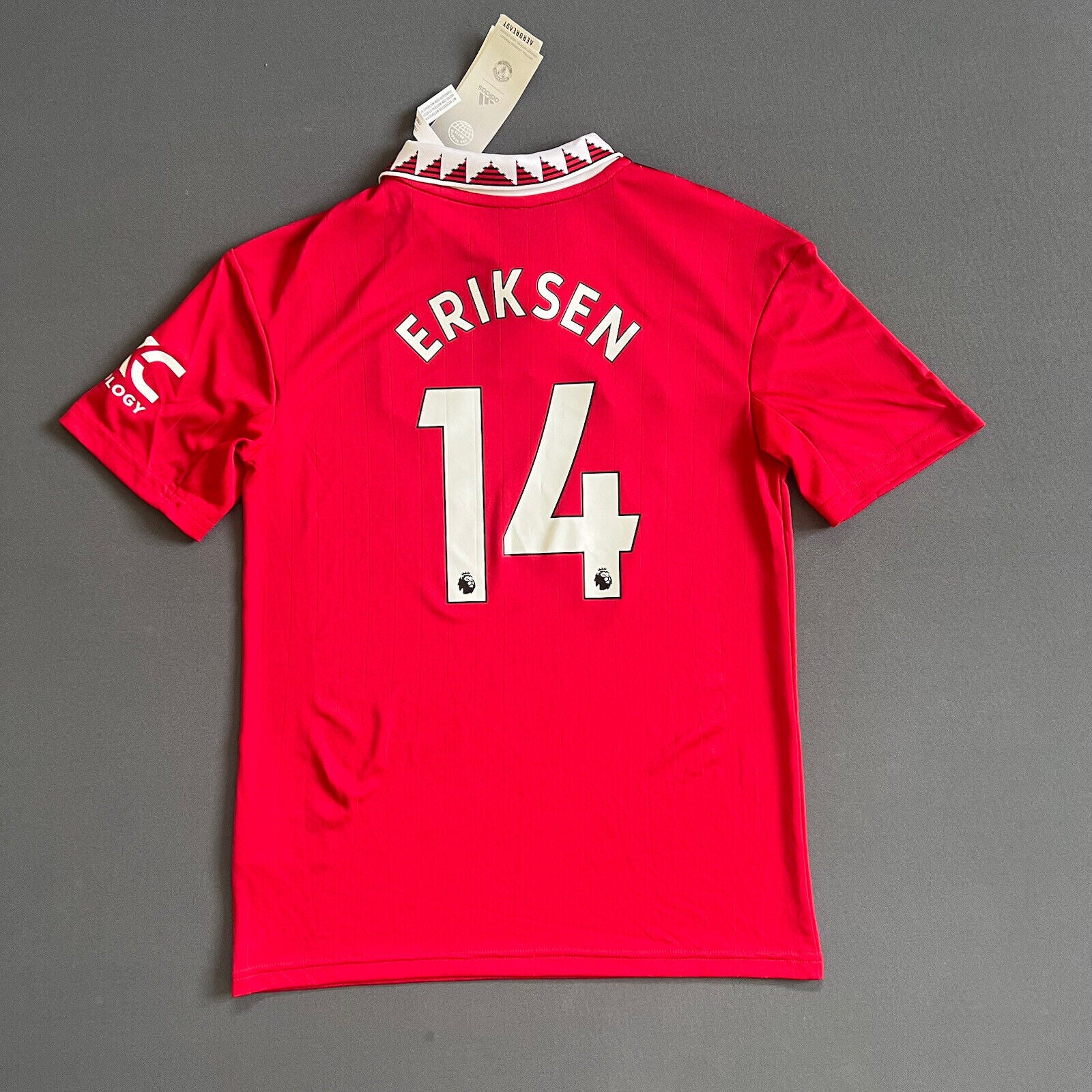 Eriksen Manchester United Jersey 22-23 Home Size M Boys Football Shirt Adidas