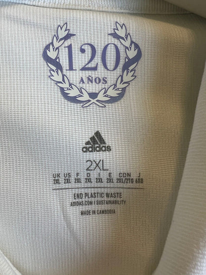 Real Madrid Jersey 22/23 Home Authentic Soccer Shirt HF0292 Adidas Mens Size XXL