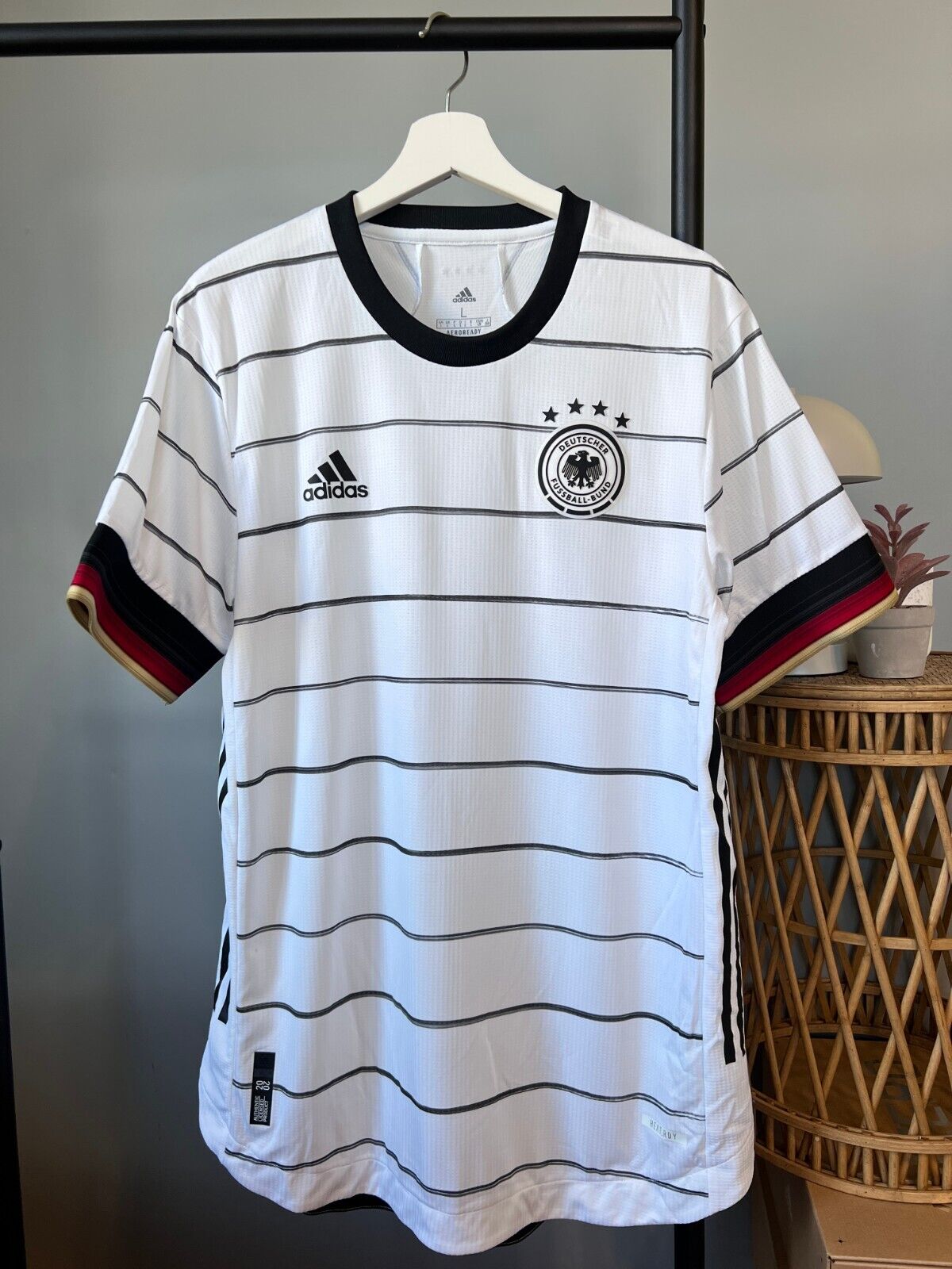 Germany Jersey 2020 Home Player Issue Football Shirt Adidas EH6104 Mens Sz Large