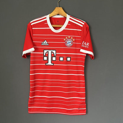 Bayern Munich Jersey 2022/2023 Home Small Mens Soccer Shirt H39900 Adidas
