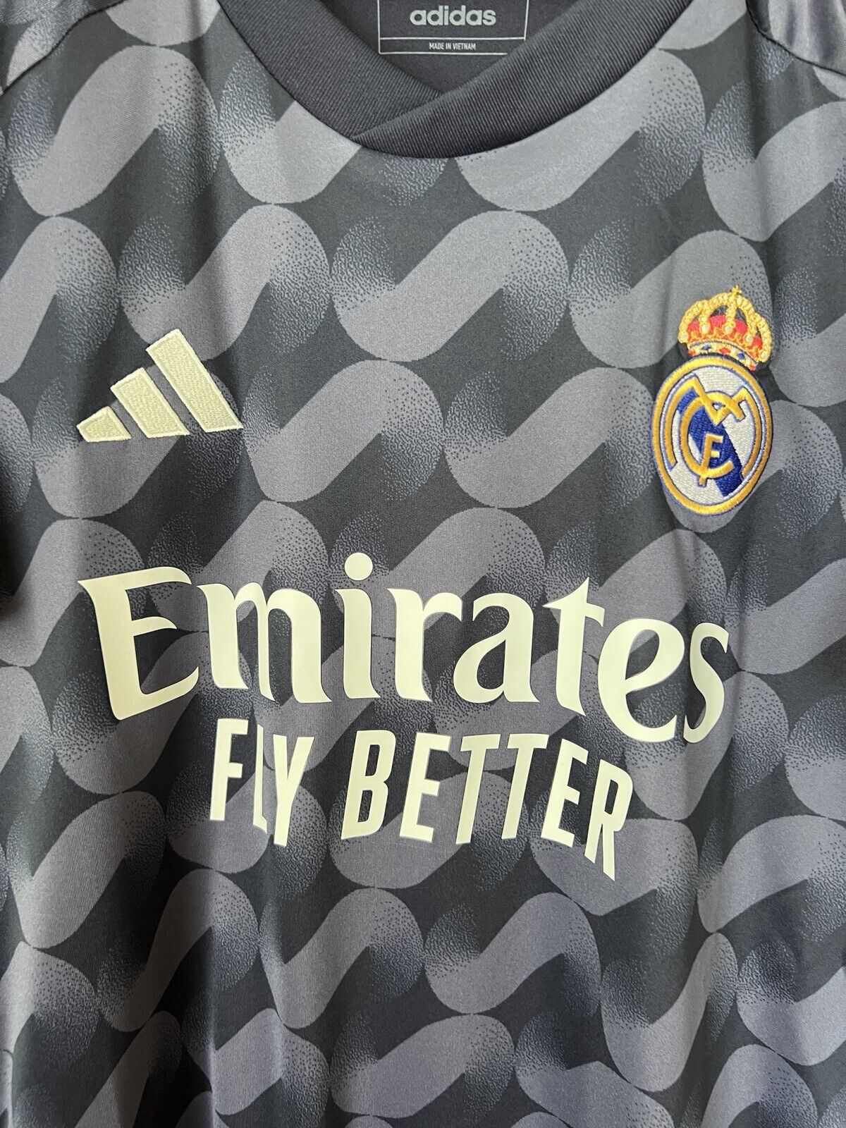 Guler Real Madrid Jersey 23/24 Away Soccer Shirt IJ5901 Adidas Mens Size M