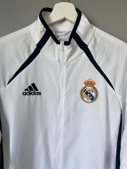 Real Madrid Jacket Teamgeist 2006x2021 White Soccer Adidas HA2537 Mens Size M
