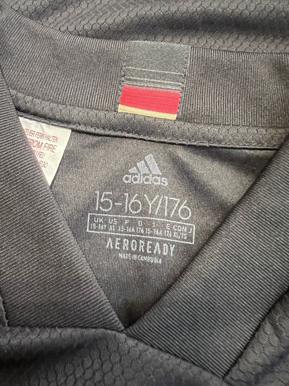 Germany Jersey 2019-21 Away Soccer Football Shirt Adidas EH6114 Boys Size XL