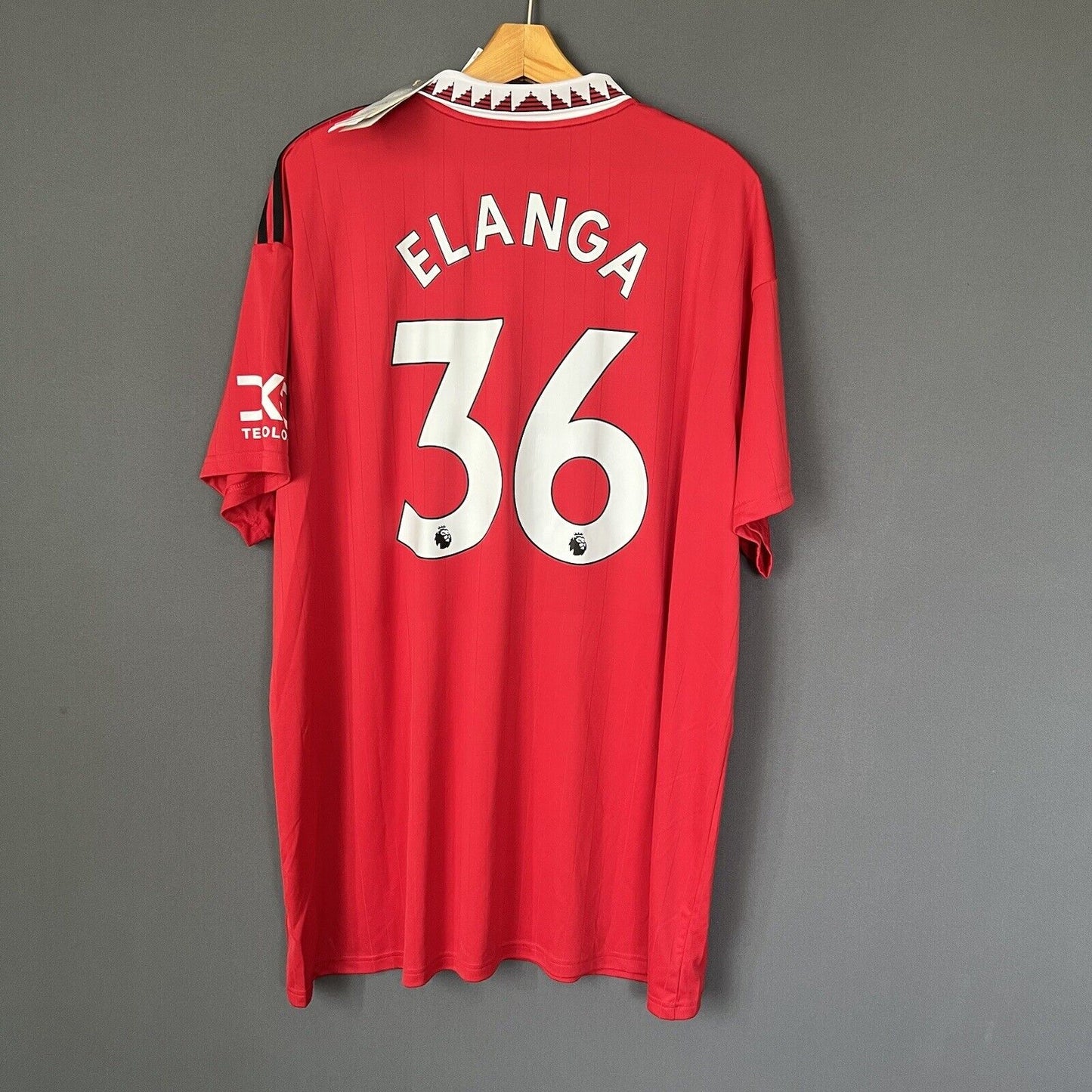 Elanga Manchester United Jersey 22-23 Home Mens Football Shirt Size 3XL Adidas