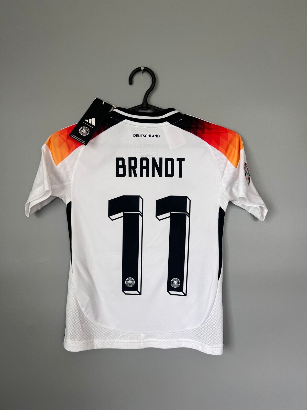 Brandt Germany Jersey 2024 Home Soccer Football Adidas DFB IP6130 Boys Size XS