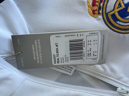 Real Madrid Teamgeist Jacket 2006 x 2021 White Soccer Adidas HA2537 Mens Size M
