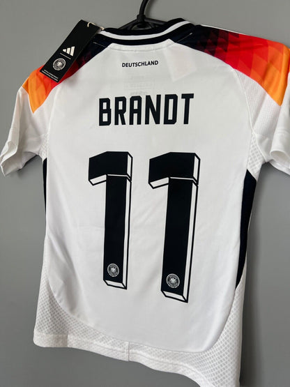 Brandt Germany Jersey 2024 Home Soccer Football Adidas DFB IP6130 Boys Size XS