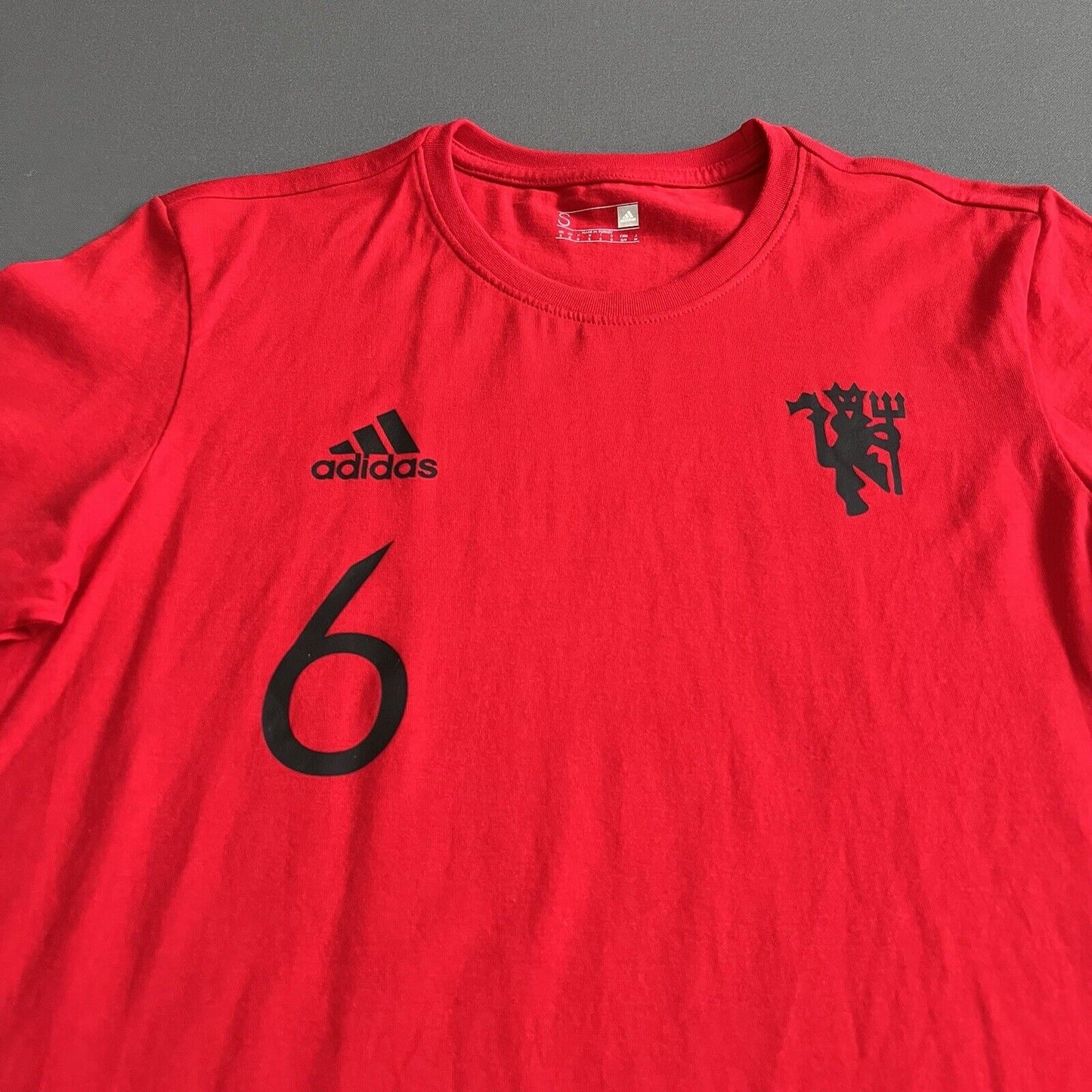 Pogba Manchester United Jersey Cotton Mens  Adidas Football Small