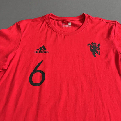 Pogba Manchester United Jersey Cotton Mens  Adidas Football Small