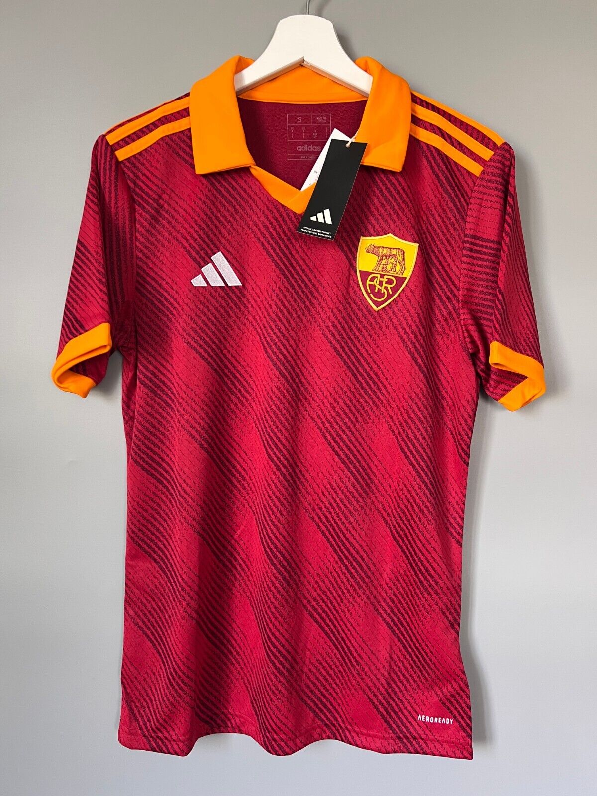 AS Roma Jersey 23/24 Fourth Soccer Football Shirt Adidas JJ9171 Mens Size S