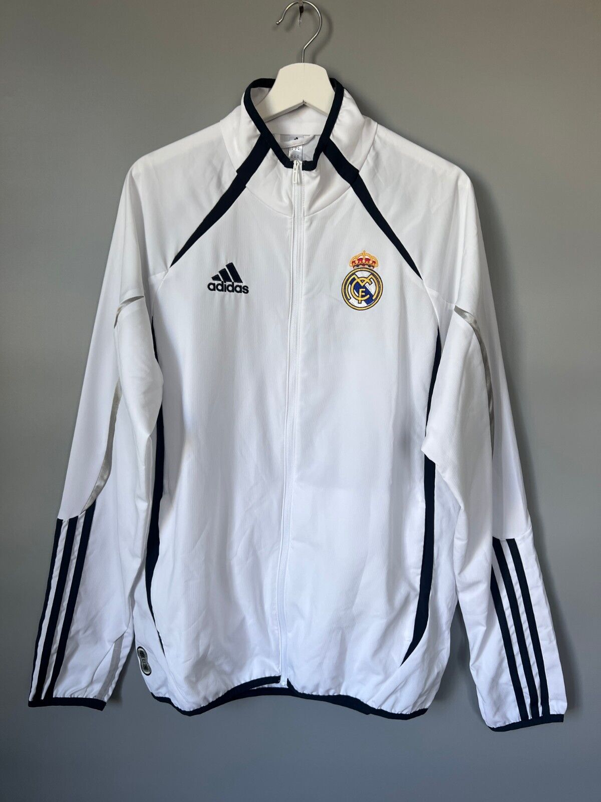 Real Madrid Jacket Teamgeist 2006x2021 White Soccer Adidas HA2537 Mens Size M