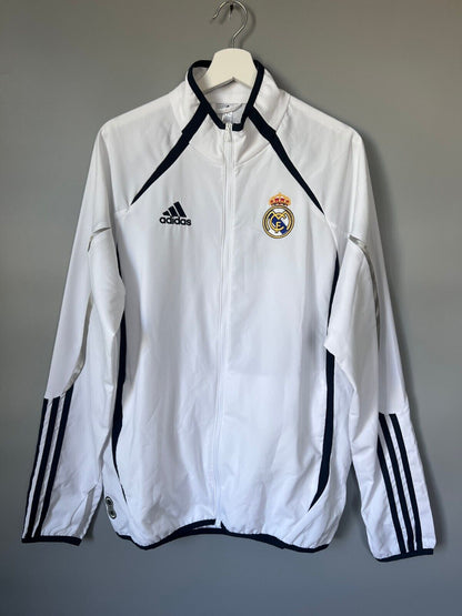Real Madrid Jacket Teamgeist 2006x2021 White Soccer Adidas HA2537 Mens Size M