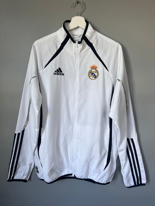 Real Madrid Jacket Teamgeist 2006x2021 White Soccer Adidas HA2537 Mens Size M