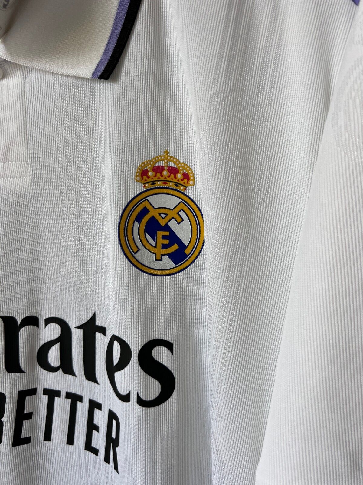 Real Madrid Jersey 22/23 Home Authentic Soccer Shirt HF0292 Adidas Mens Size XXL
