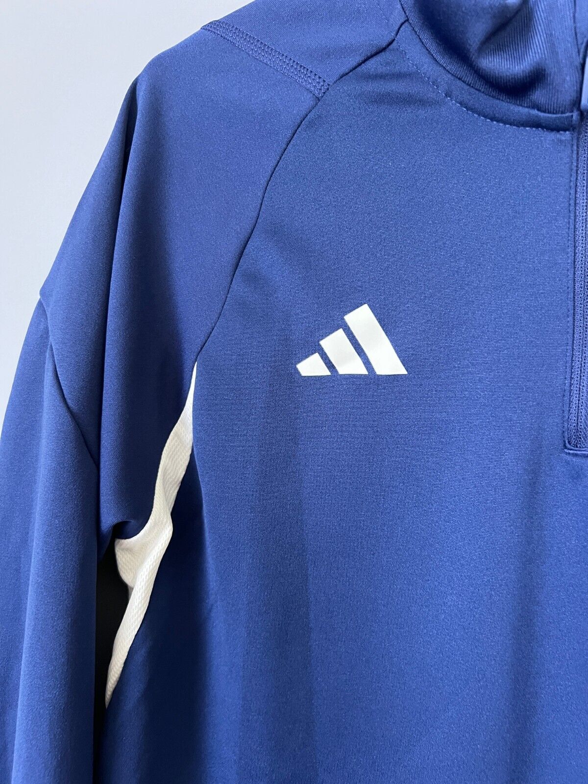 Italy Training Top Football Soccer Jacket - Blue Adidas Women Size L