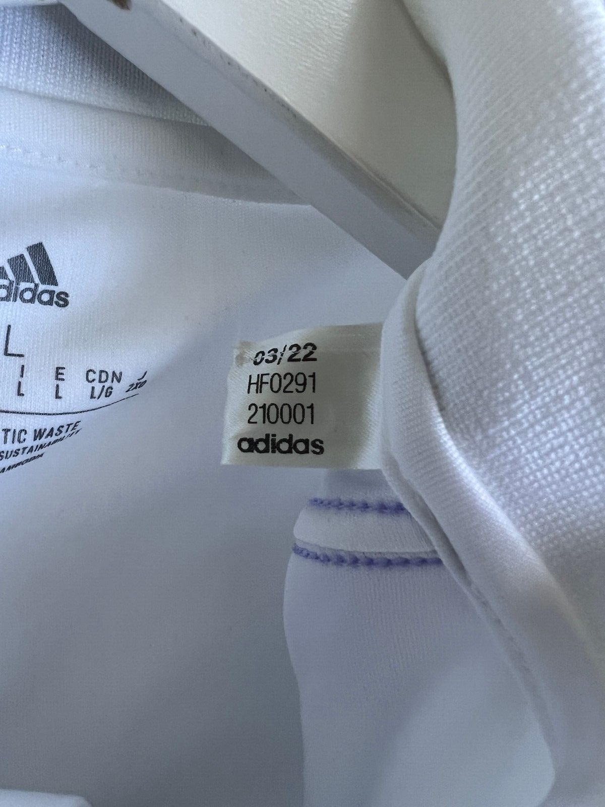 Real Madrid Jersey 22/23 Home Football Soccer Shirt HF0291 Adidas Mens Size L