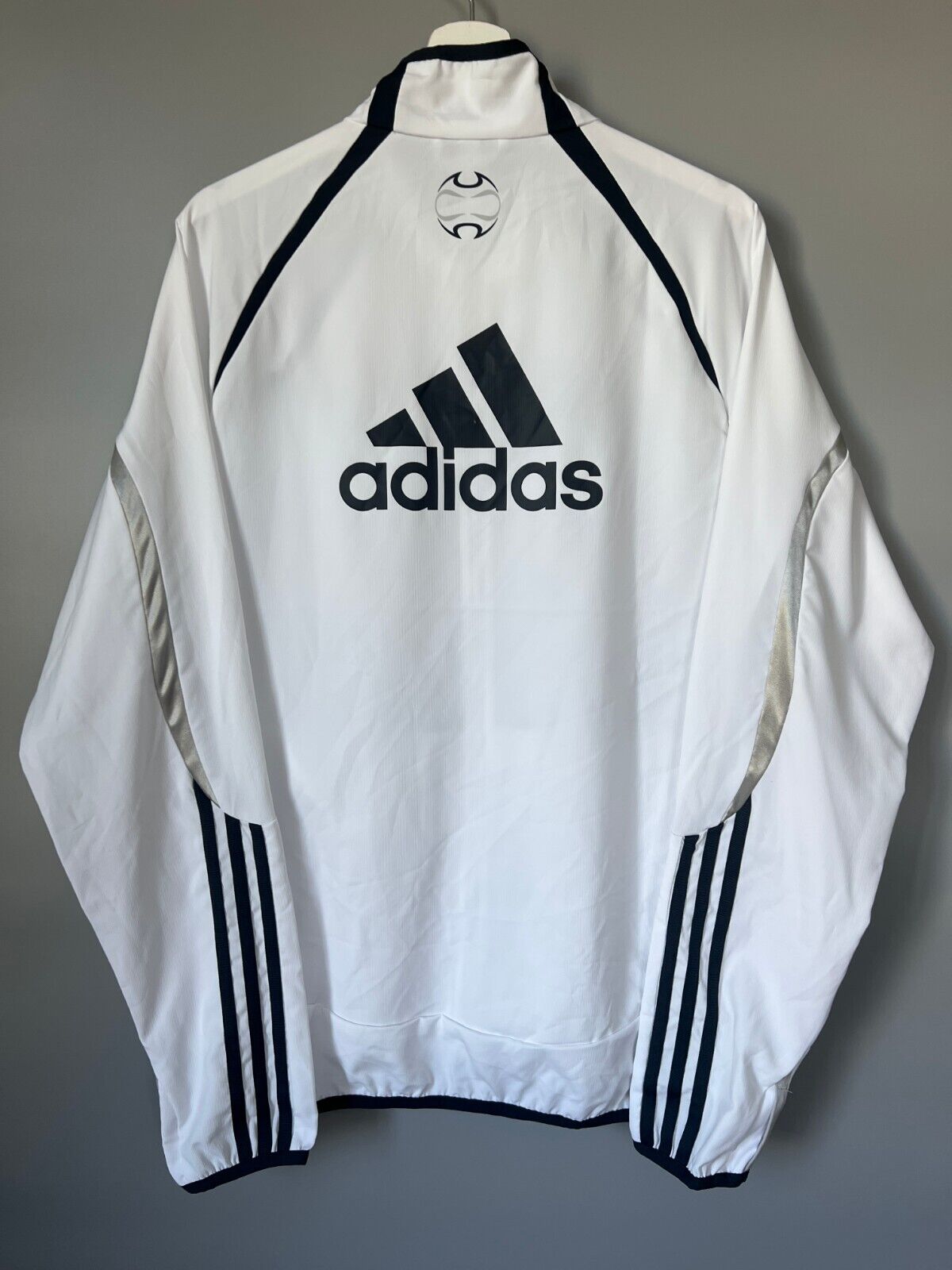 Real Madrid Jacket Teamgeist 2006x2021 White Soccer Adidas HA2537 Mens Size M