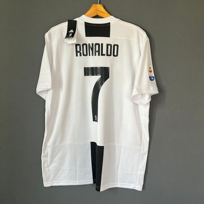 Ronaldo Juventus Jersey 2018/2019 Home Mens Football Shirt Size XL CF3489 Adidas