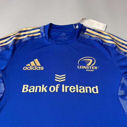 Leinster Jersey Rugby Performance Blue Shirt H60463 Adidas Mens Size M