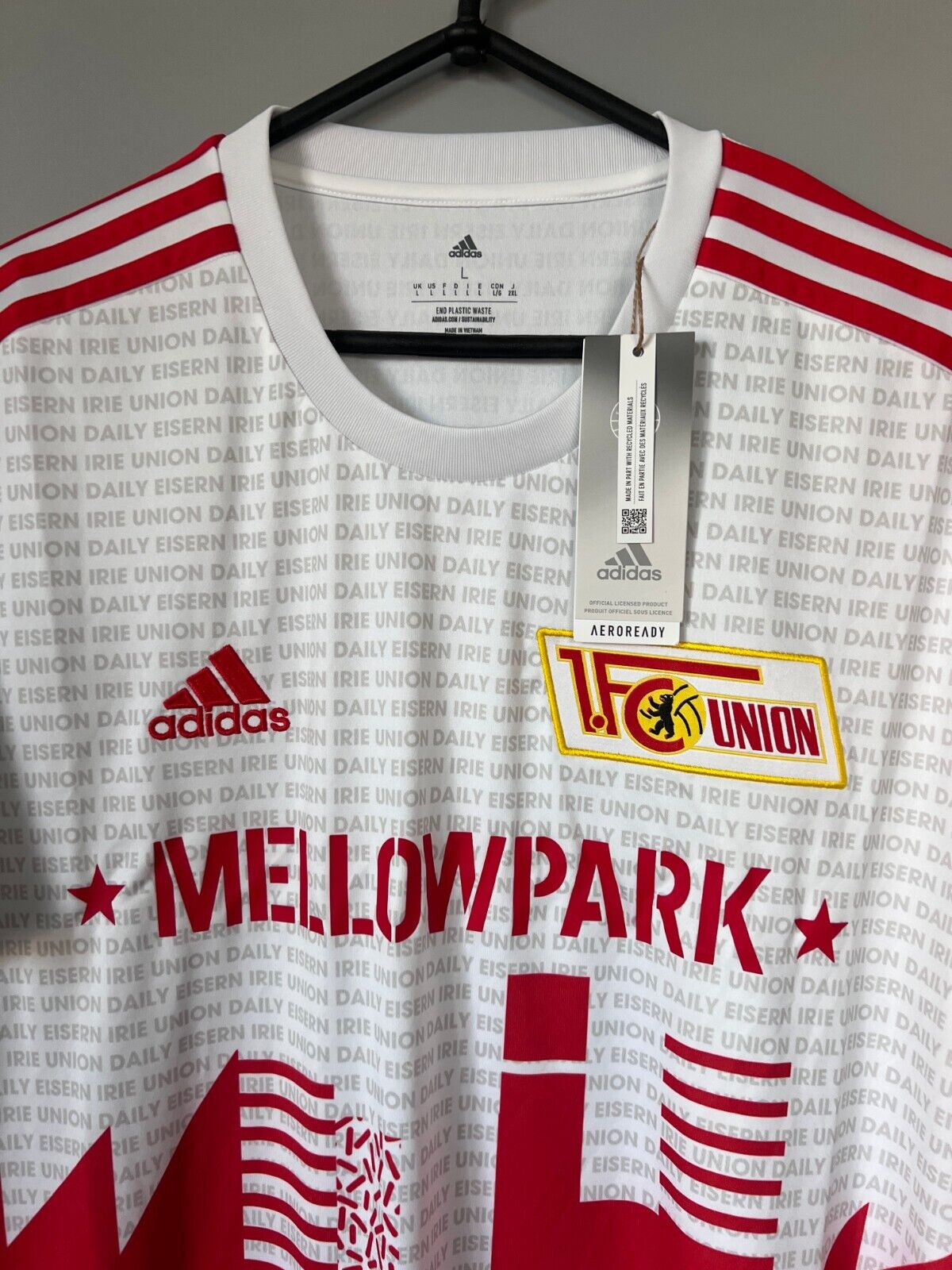 1. FC Union Berlin Jersey 22/23 Fourth Soccer Football Shirt Adidas Mens Size L