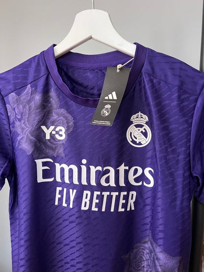 Real Madrid Jersey 23/24 Fourth Soccer Shirt IN4273 Adidas Y-3 Womens Size XS