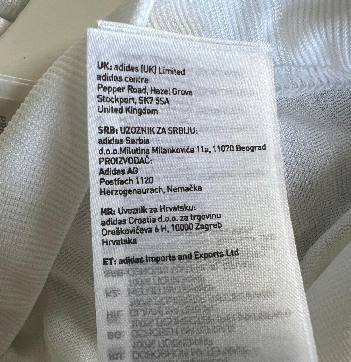 Real Madrid Jersey 22/23 Home Authentic Soccer Shirt HF0292 Adidas Mens Size 2XL