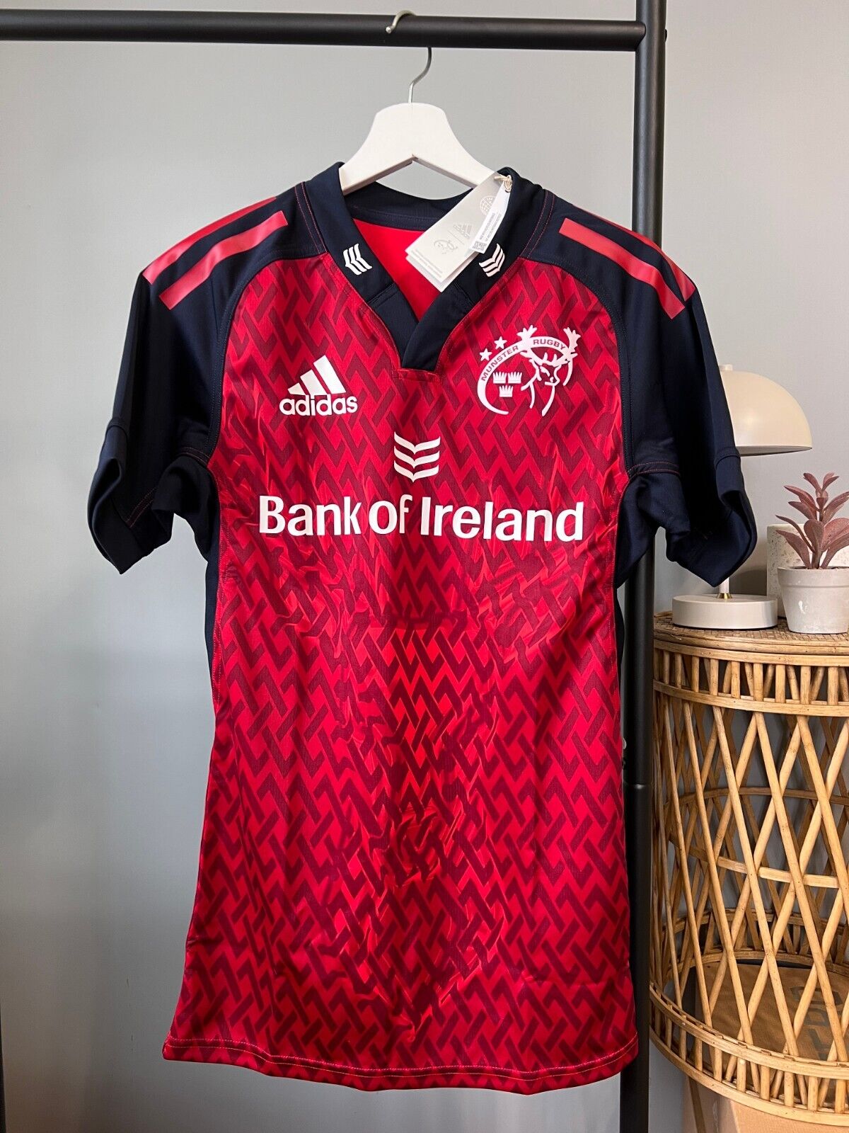 Munster Rugby Jersey 22/23 European Player Issue Adidas Size 6 Mens