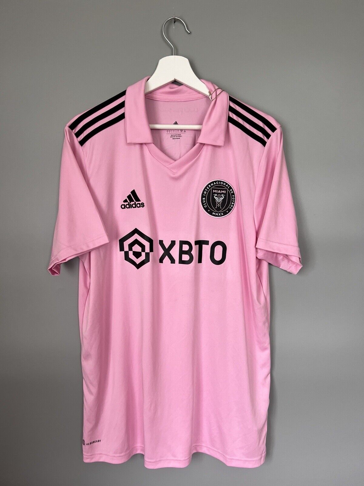 Messi Inter Miami Jersey 22/23 Home Soccer Shirt JE9701 Adidas Mens Size L