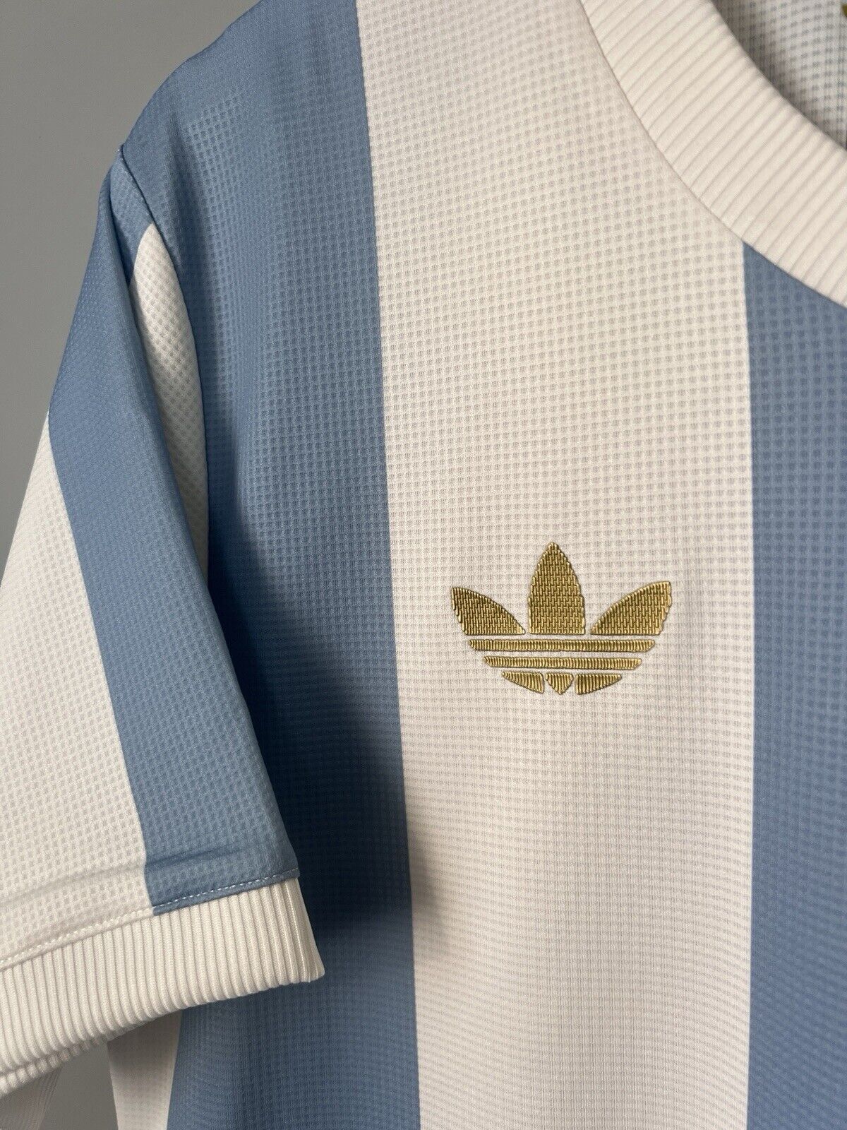 Argentina Jersey Anniversary 2024 Soccer Shirt JF2641 Adidas Mens Size M
