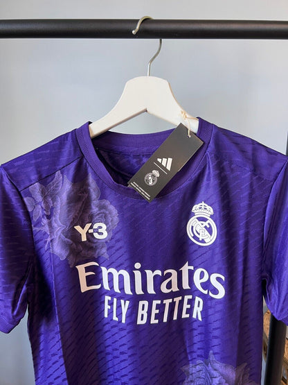 Real Madrid Jersey 23/24 Fourth Football Shirt IN4273 Adidas Y-3 Womens Sz XS
