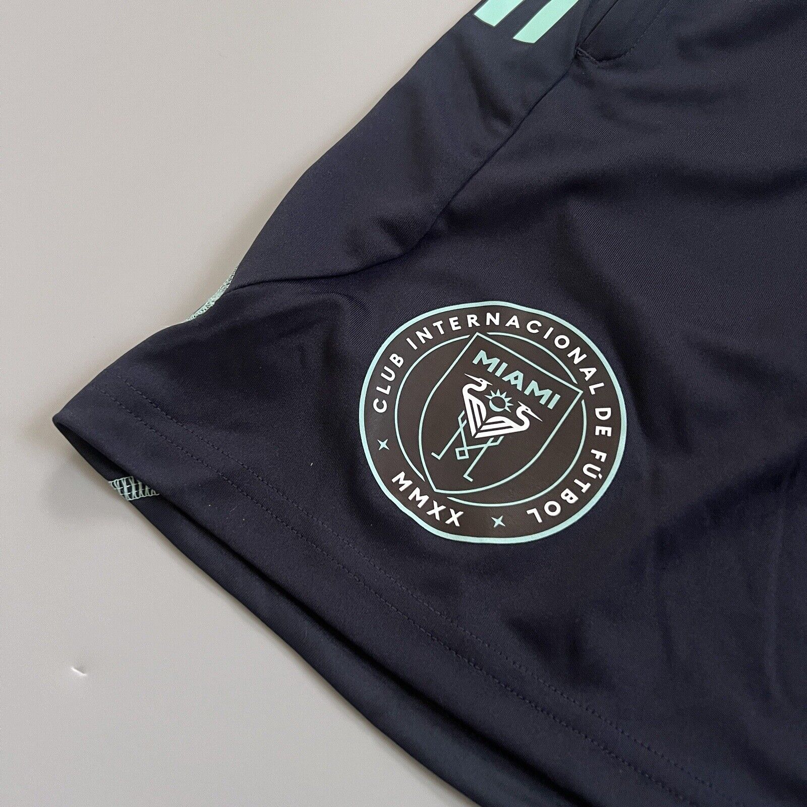 Inter Miami CF Shorts 23/24 Training Mens Soccer Football Zipped pockets Adidas