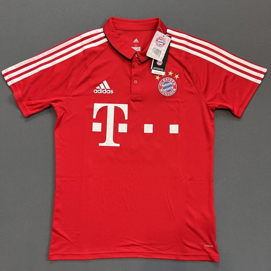 Bayern Munich Jersey 2017-2018 Mens Soccer Shirt Polo BQ2435 Adidas Size M