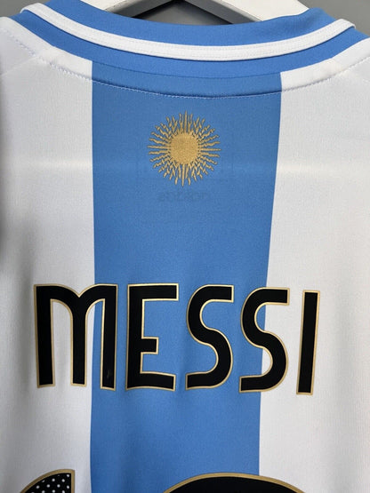 Messi Argentina Jersey 2024 Home Soccer Shirt IP8409 Adidas Mens Size M
