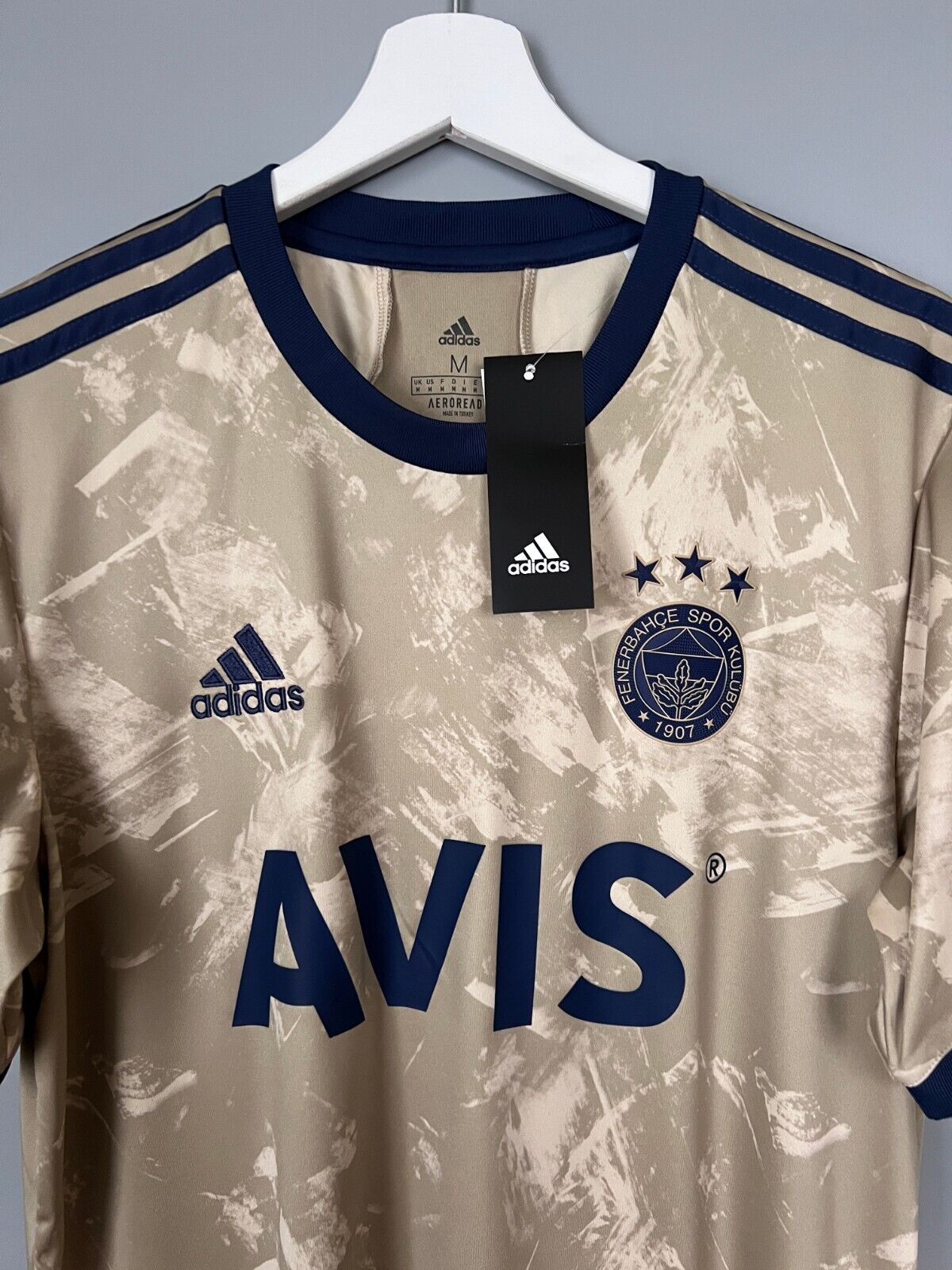 Fenerbahce Jersey 20/21 Away Soccer Football Shirt Adidas GD3757 Mens Size M