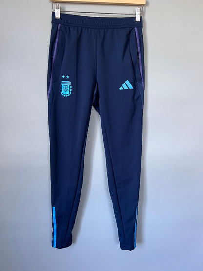 Argentina Tiro 23 Training Pants Blue Football Soccer Adidas HF3914 Mens Size XS