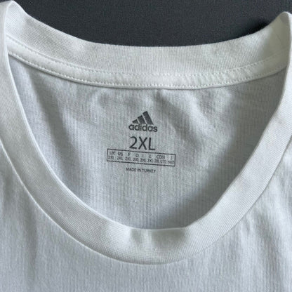 Real Madrid T-Shirt Cotton Size XXL Mens Football Shirt Adidas