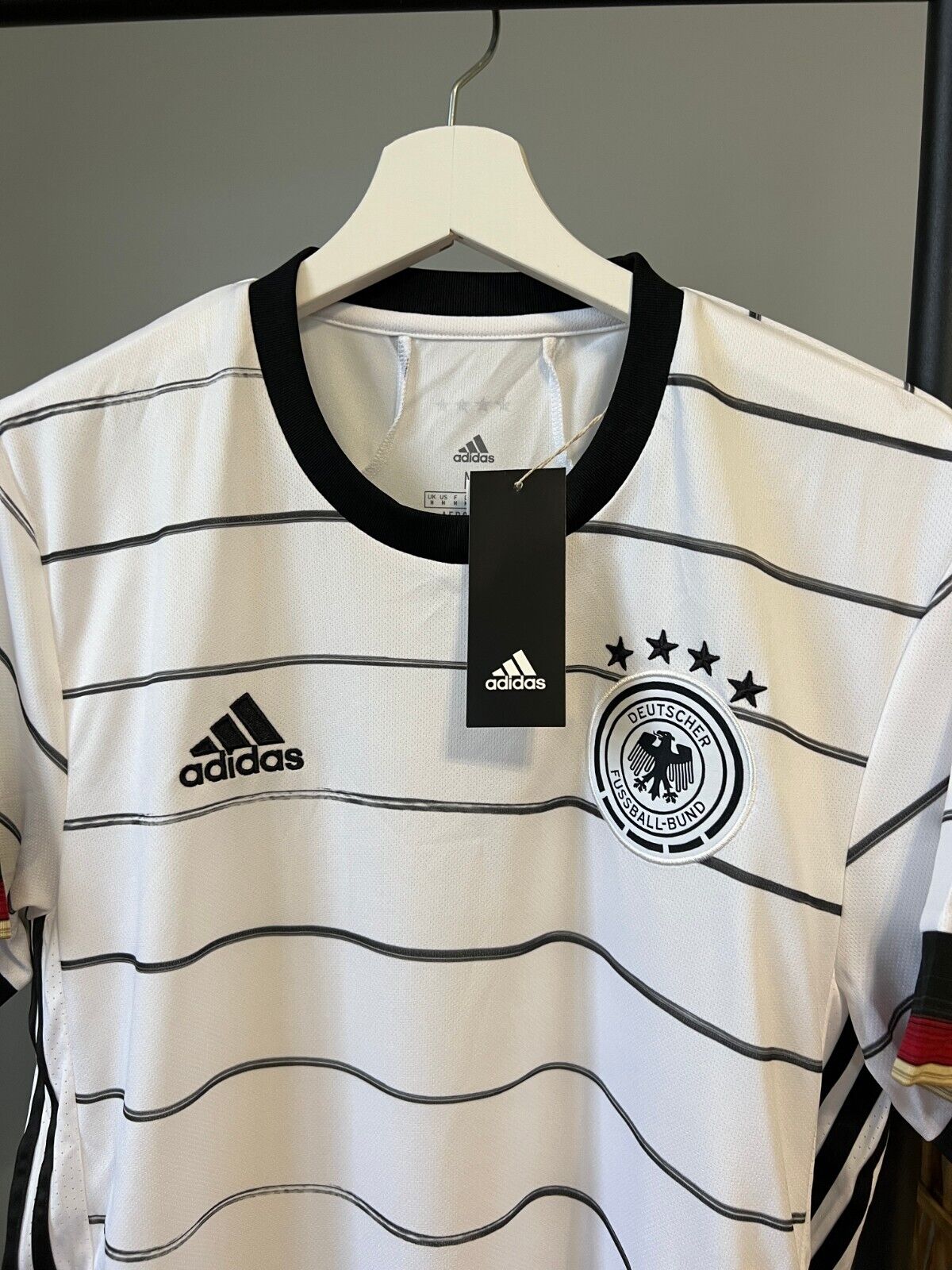 Germany Adidas Home Jersey 2020 Mens Size M EH6105 Soccer Shirt