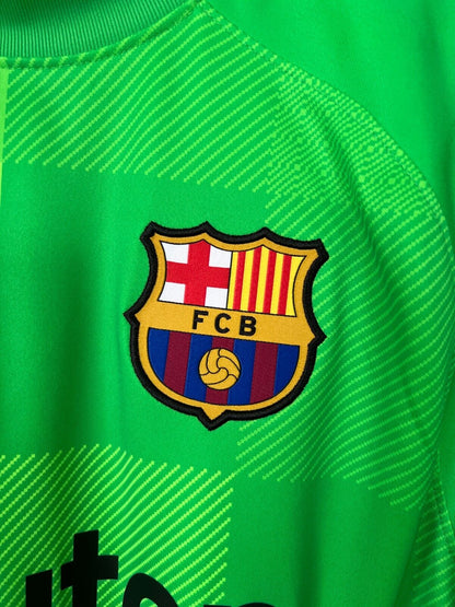 FC Barcelona Jersey 21/22 Goalkeeper Soccer Shirt CV7870-330 Nike Mens Size M