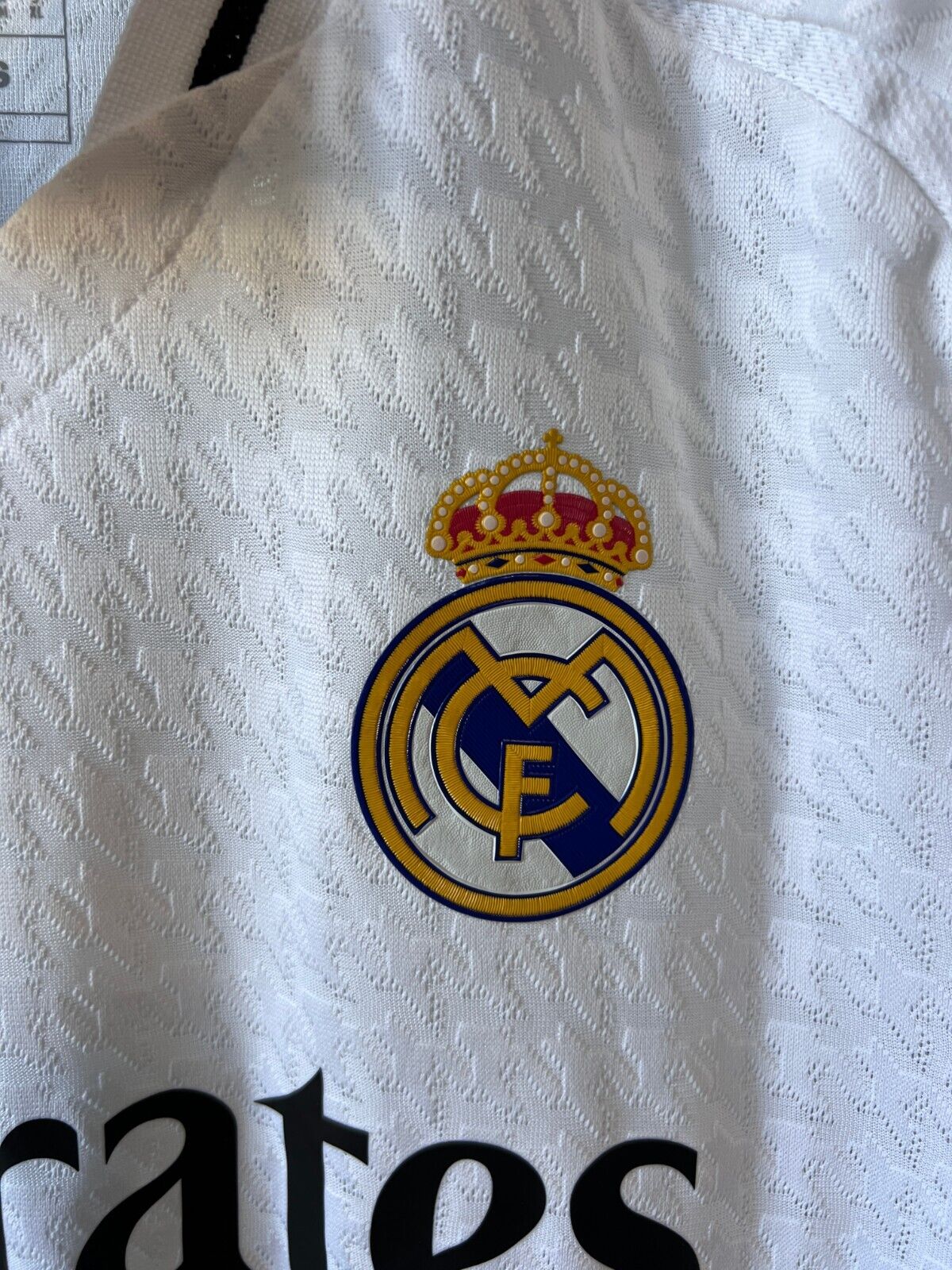 Real Madrid Jersey 24/25 Home Authentic Soccer Shirt IX8095 Adidas Mens Size M