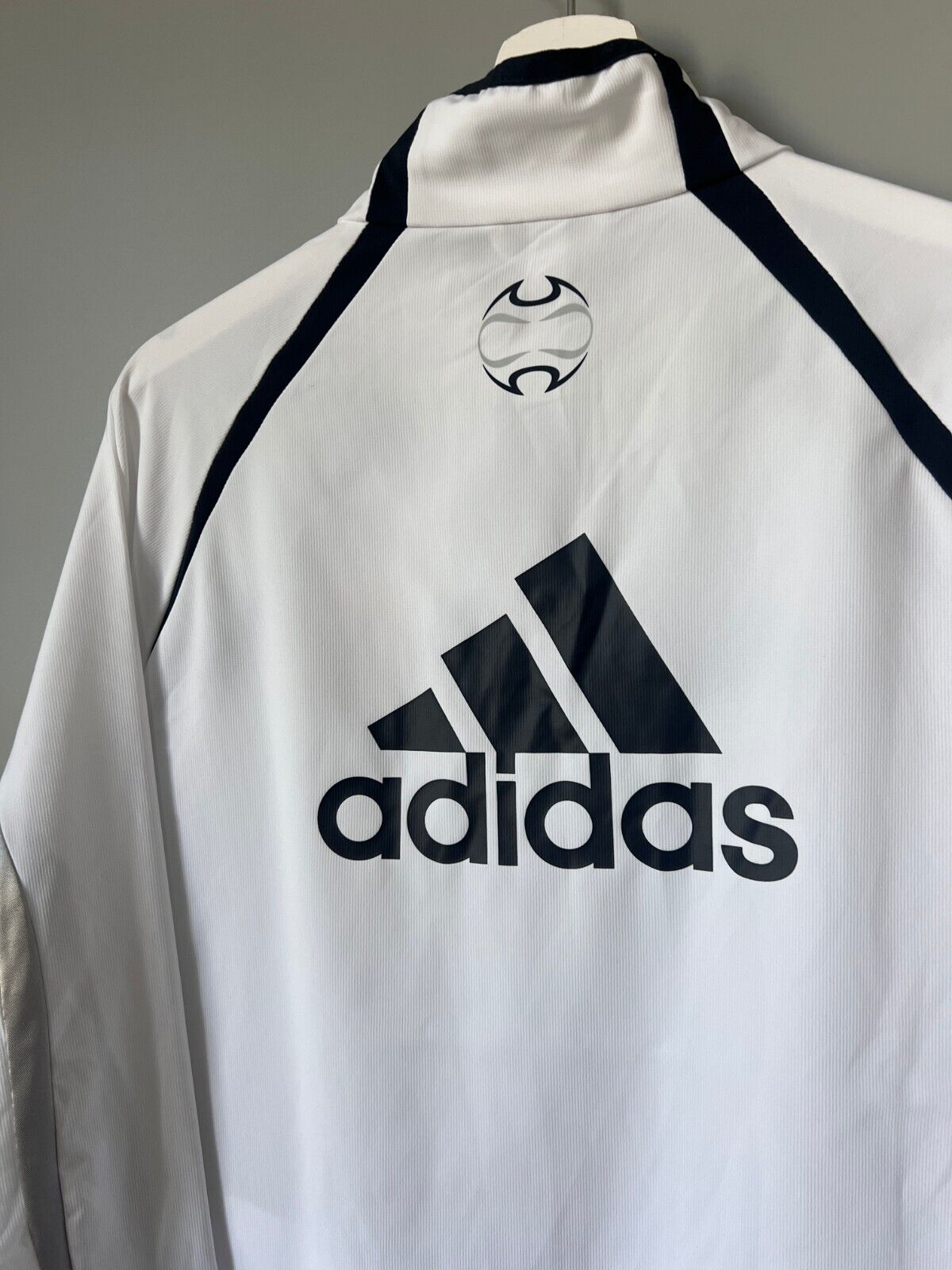 Real Madrid Jacket Teamgeist 2006x2021 White Soccer Adidas HA2537 Mens Size M