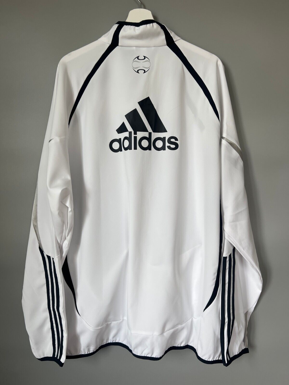 Real Madrid Teamgeist Jacket 2006x2021 White Soccer Adidas HA2537 Mens Size 2XL
