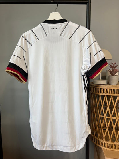 Germany Jersey 2020 Home Authentic Soccer Shirt Adidas EH6104 Mens Size S