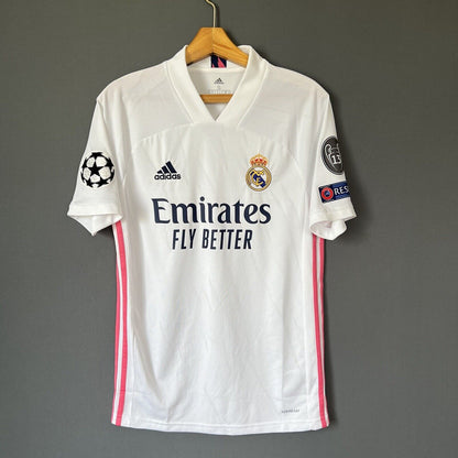 REAL MADRID JERSEY 2020/21 HOME SIZE SMALL SOCCER FOOTBALL ADIDAS FM4735