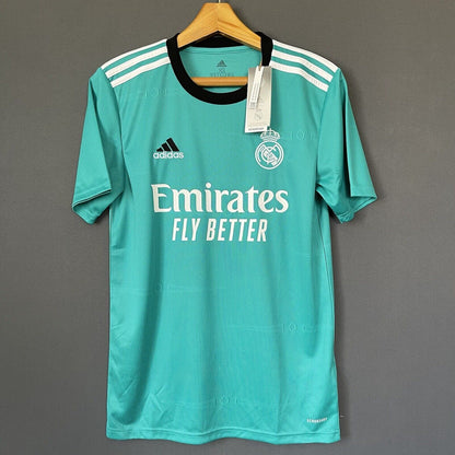 BENZEMA REAL MADRID JERSEY 2021/22 THIRD SIZE XS SOCCER FOOTBALL ADIDAS H40951