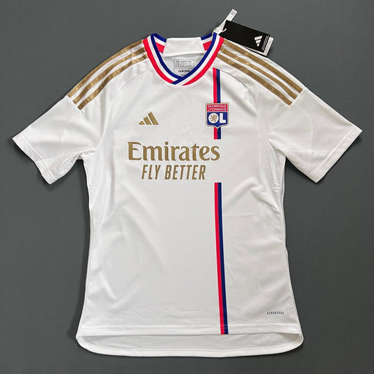 Olympique Lyon Jersey 23/24 Home Soccer Football Shirt Adidas Boys Size XL
