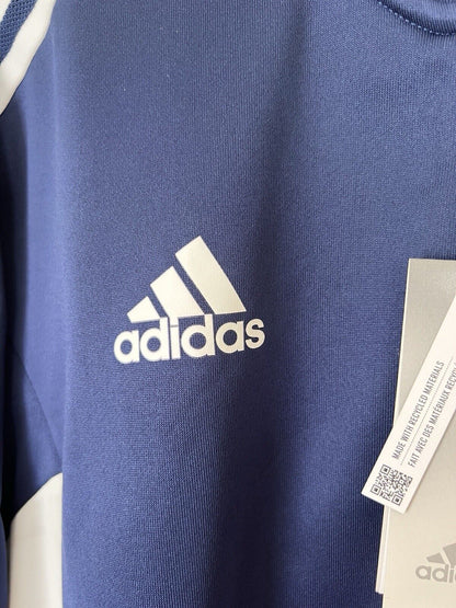 Olympique Lyon Training Top Condivo 22 Blue Soccer Football Adidas Mens Size XL