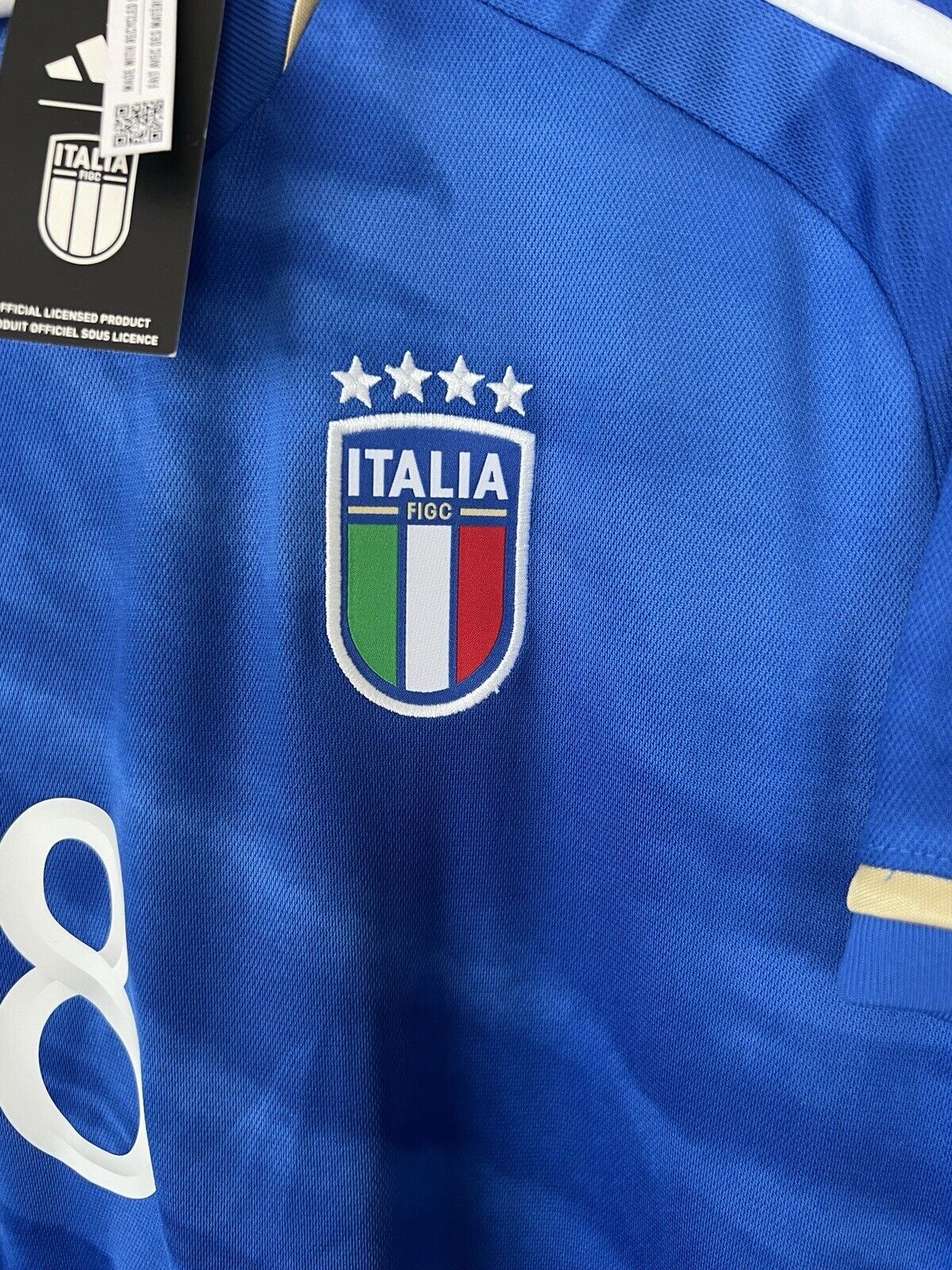 Italy Jersey Team 2023 Home Womens Soccer Football Shirt Adidas HT1613 Size 2XL