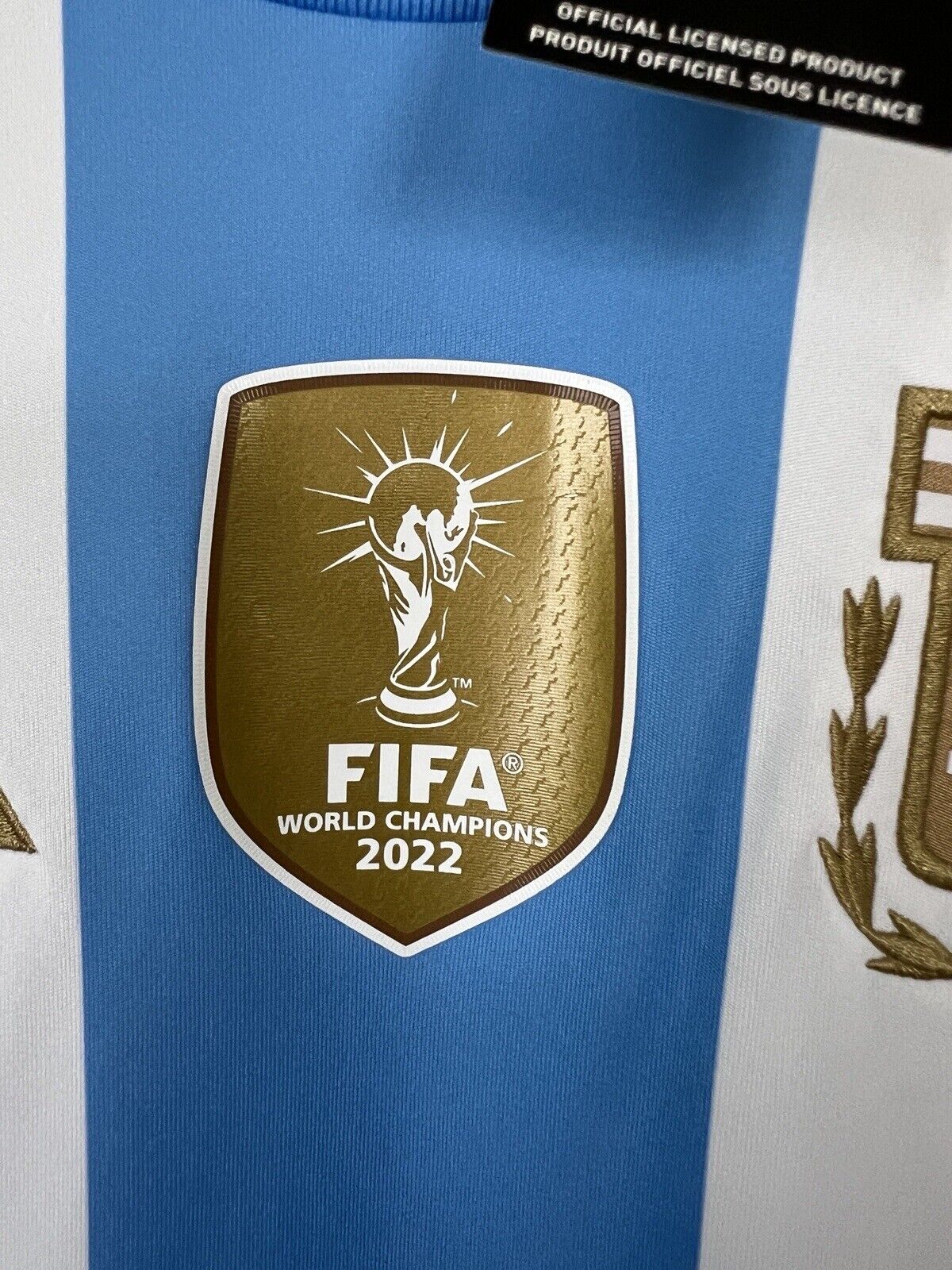 Messi Argentina Jersey 2024 Home Soccer Shirt IP8409 Adidas Mens Size S