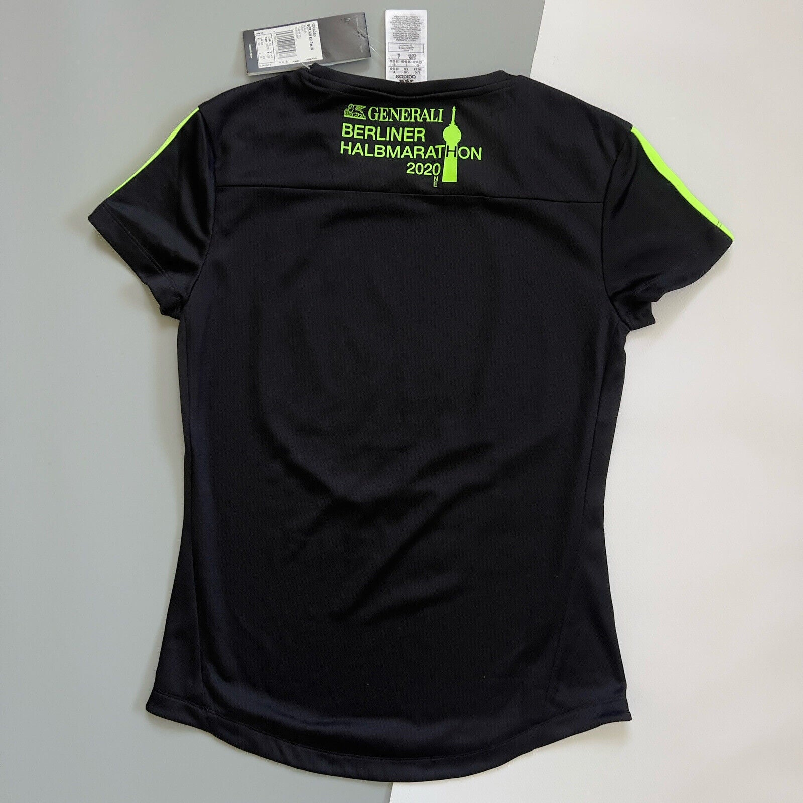 Adidas Running Shirt Berlin Marathon 2020 Size XS Womens GK9260 New